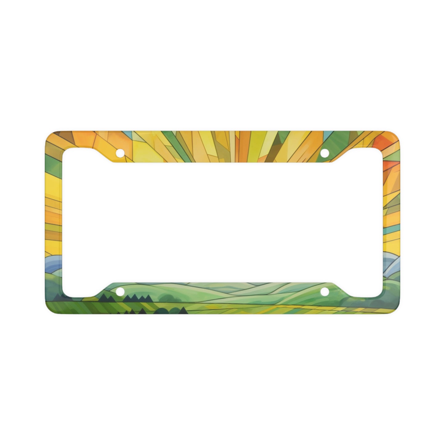 Sunrise License Plate Frame