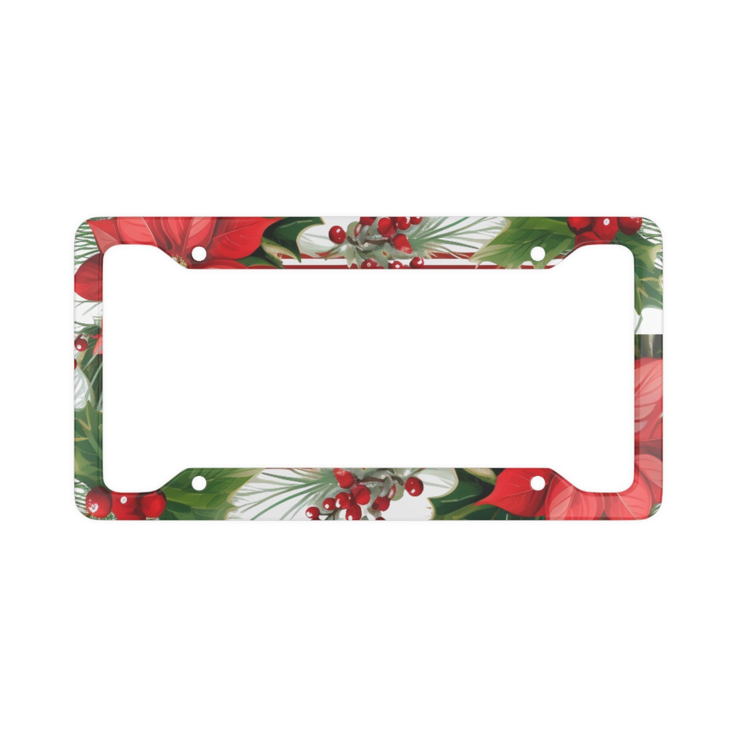 Christmas Garland License Plate Frame