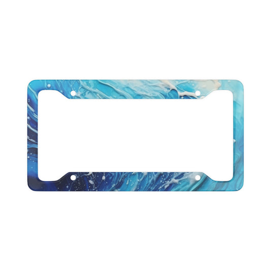 Ocean Waves License Plate Frame