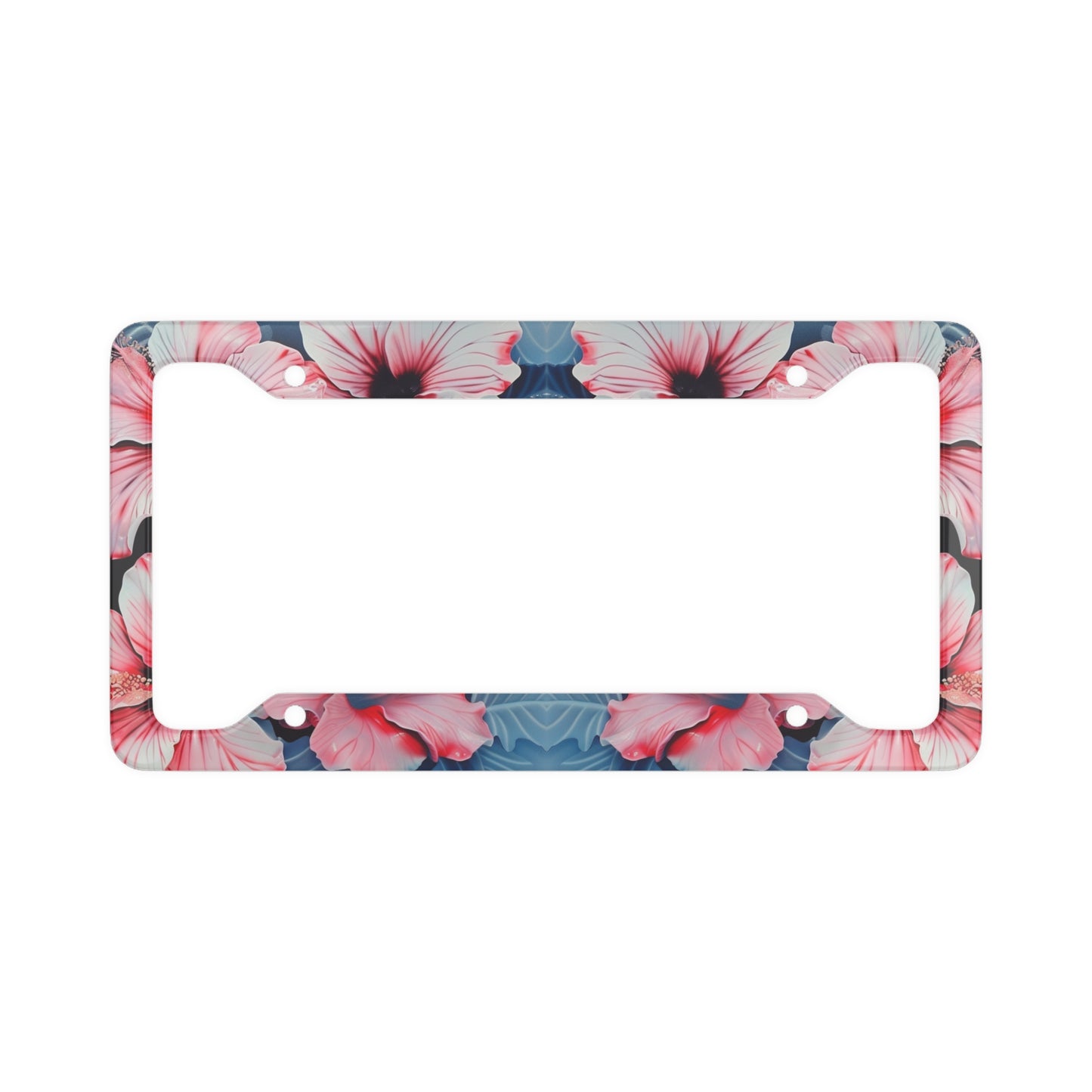 Hibiscus License Plate Frame